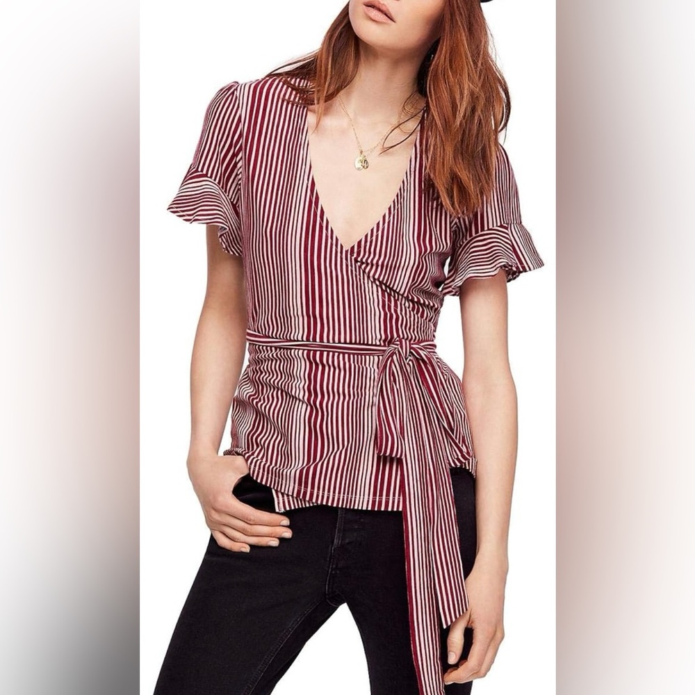 Free People Wrapped Around My Finger Wrap Top